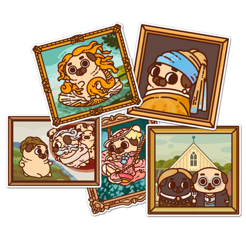"Art Gallery" Sticker Pack