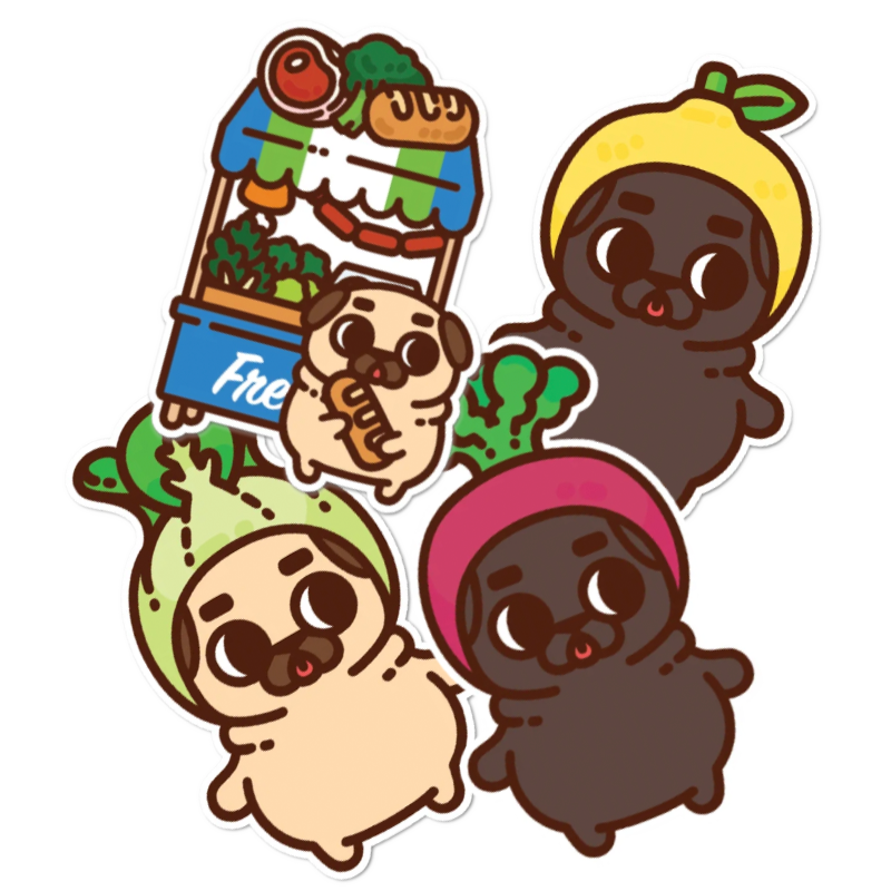 "Fresh Food Fans" Sticker Pack