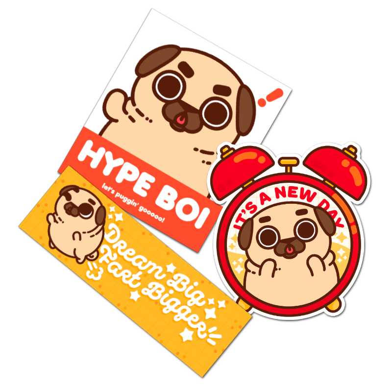 "Hype Boi Set" Sticker Pack