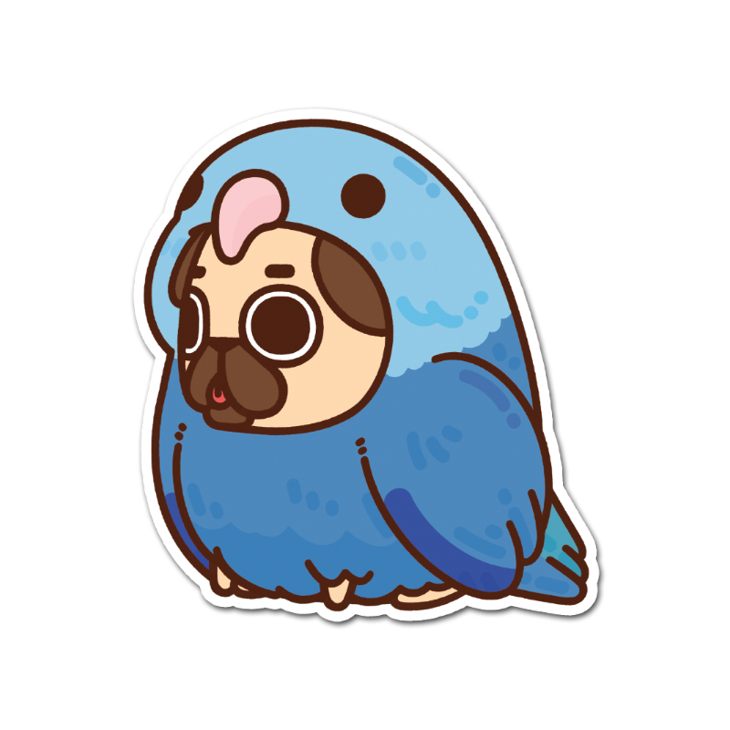 Parrotlet Puglie Sticker