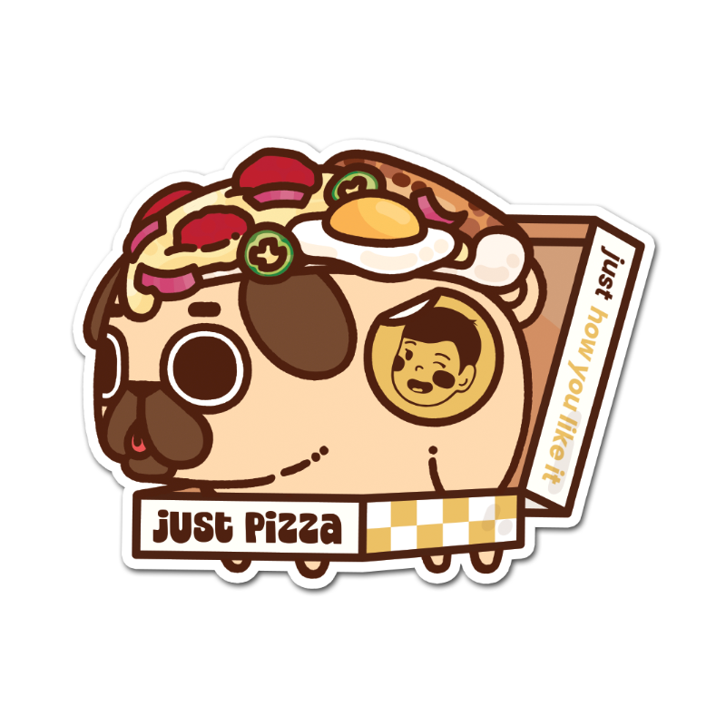 Just Pizza Puglie Sticker