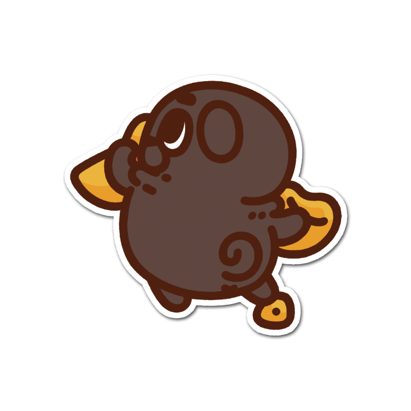 Bouldering Puglie & Ollie Vinyl Sticker Set