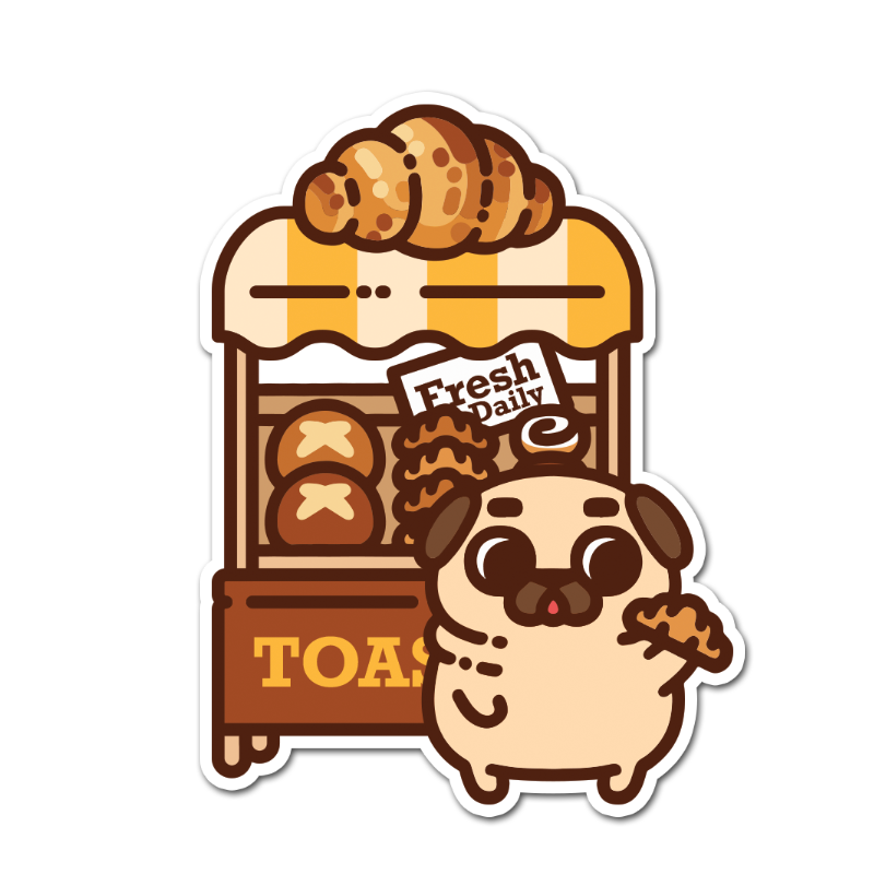 Bakery Stand Puglie Sticker