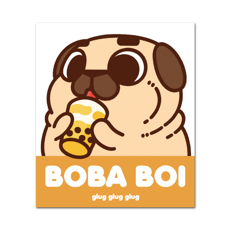 Boba Boi Puglie Sticker