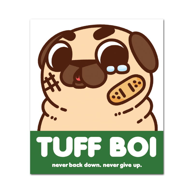 Tuff Boi Puglie Sticker