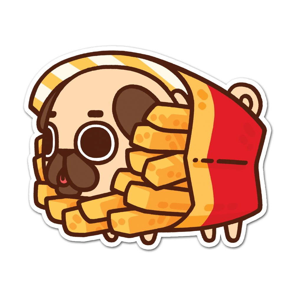 French Fries Puglie Sticker