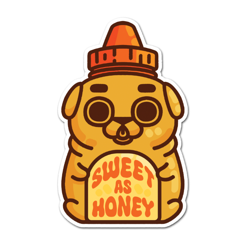 Honey Bottle Puglie Sticker