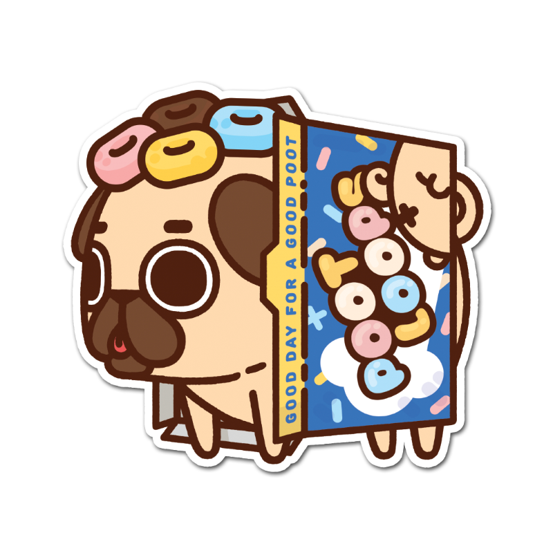 Poot Loops Puglie Sticker