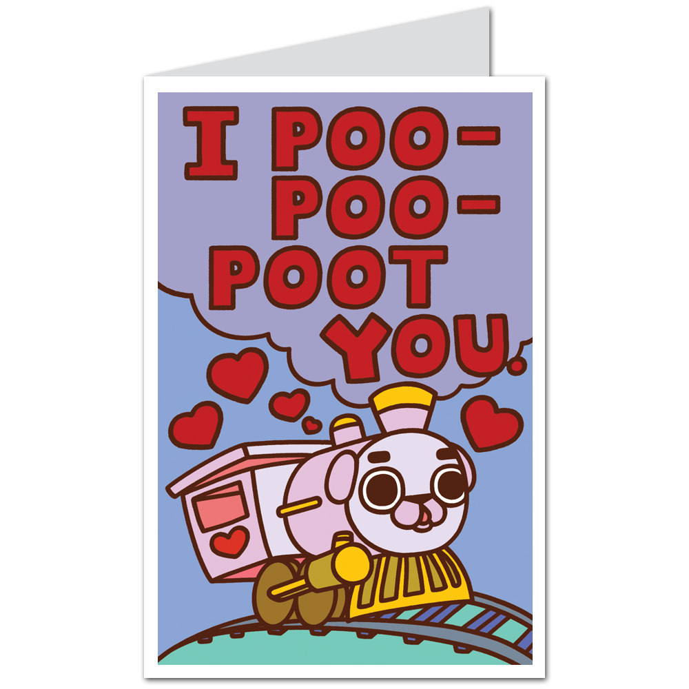 "I Poo-Poo-Poot You" Card