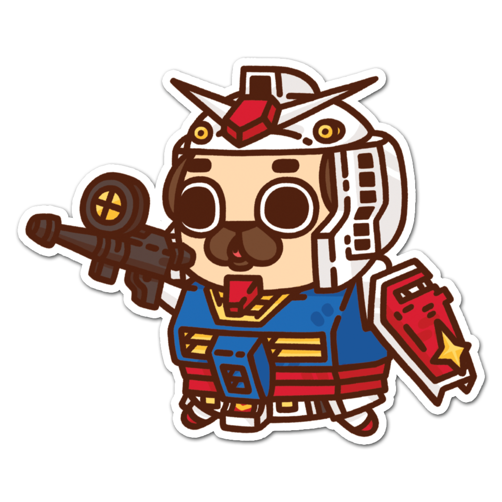 Pugdam RX78 Sticker