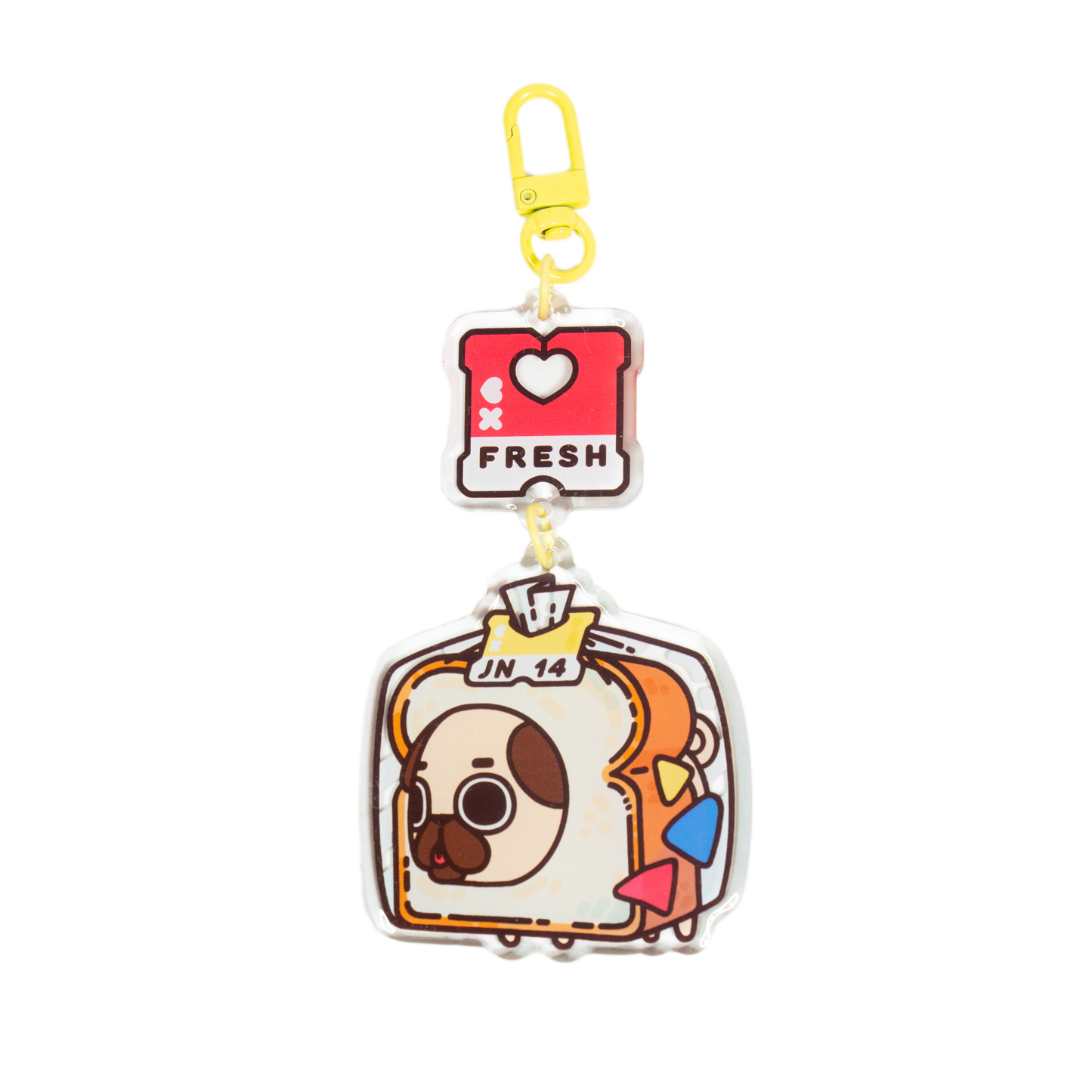 Fresh Bread Puglie Acrylic Keychain