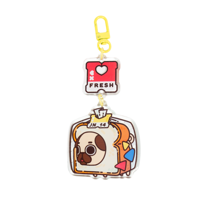 Fresh Bread Puglie Acrylic Keychain