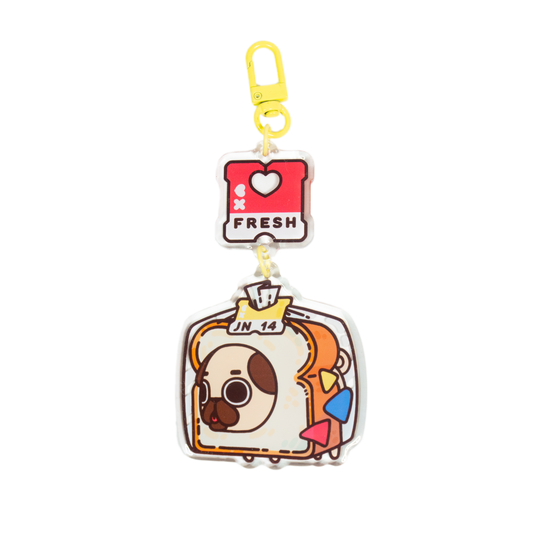 Fresh Bread Puglie Acrylic Keychain