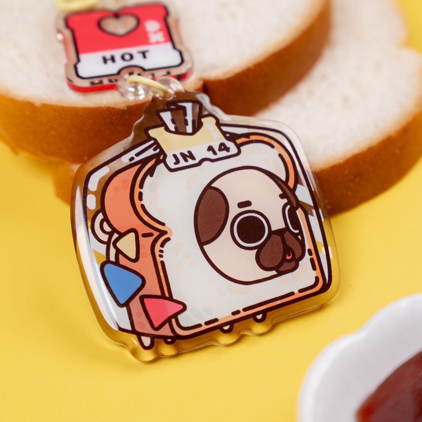 Fresh Bread Puglie Acrylic Keychain