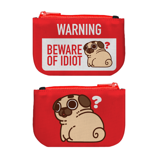 Beware of Idiot Coin Bag