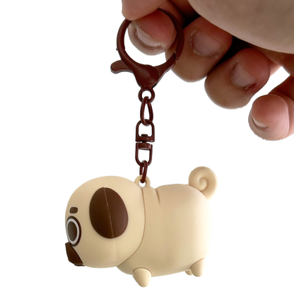 Little Guy Puglie Keychain