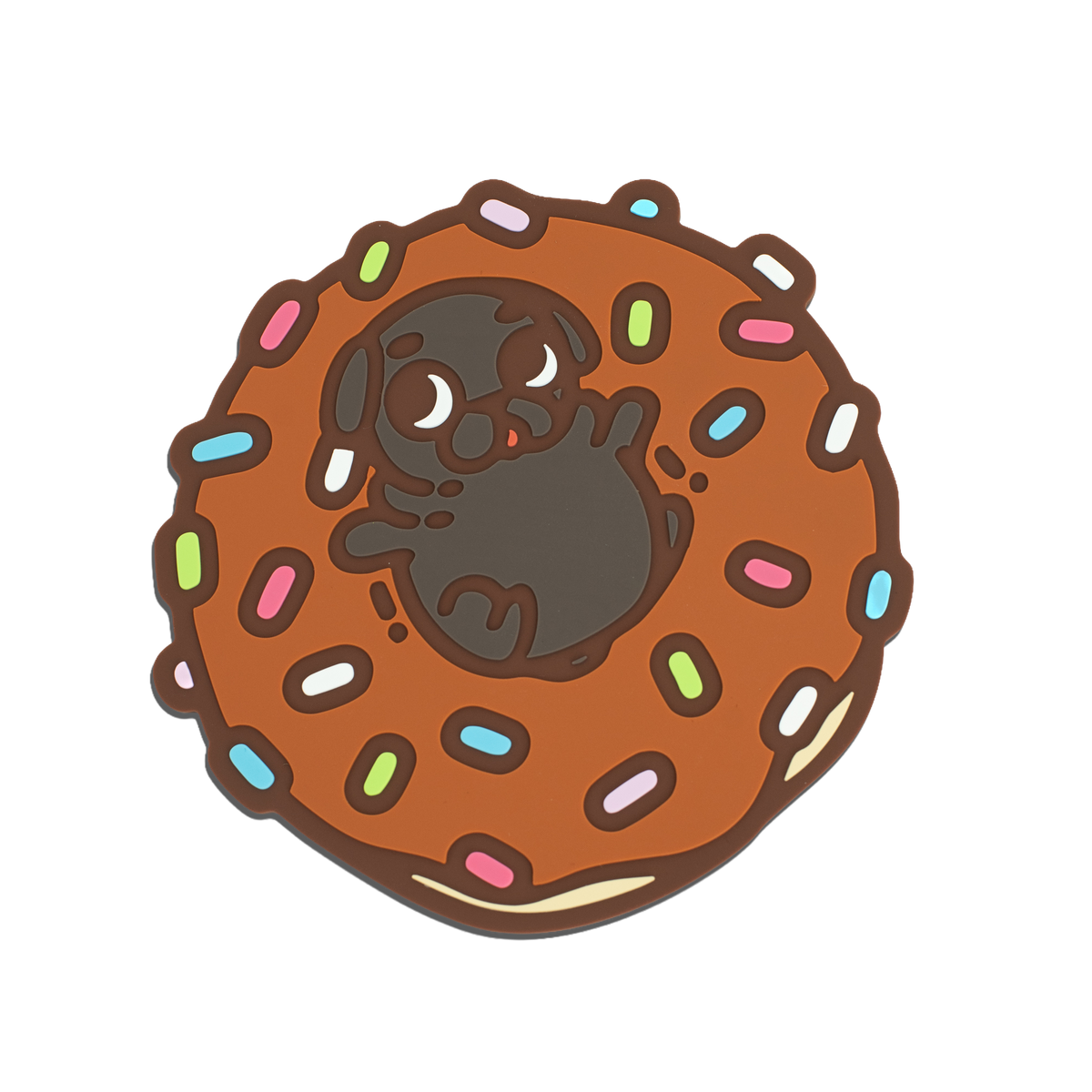 Chocolate Donut Ollie Silicone Coaster (PRESALE)