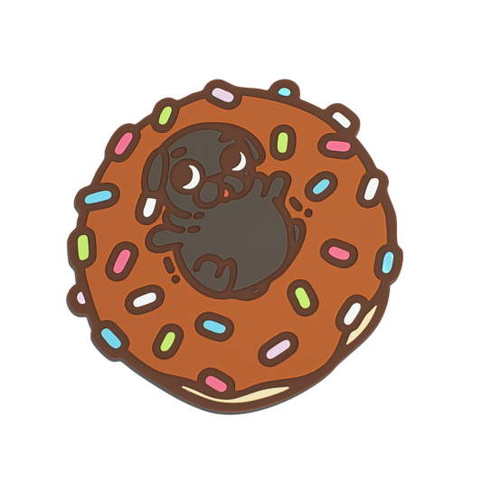 Chocolate Donut Ollie Silicone Coaster (PRESALE)
