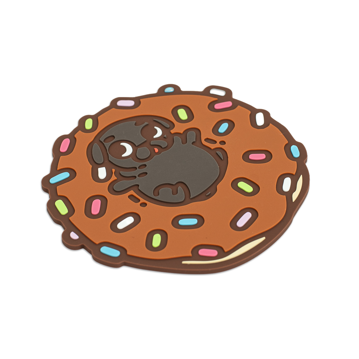 Chocolate Donut Ollie Silicone Coaster (PRESALE)
