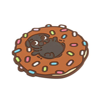 Chocolate Donut Ollie Silicone Coaster (PRESALE)