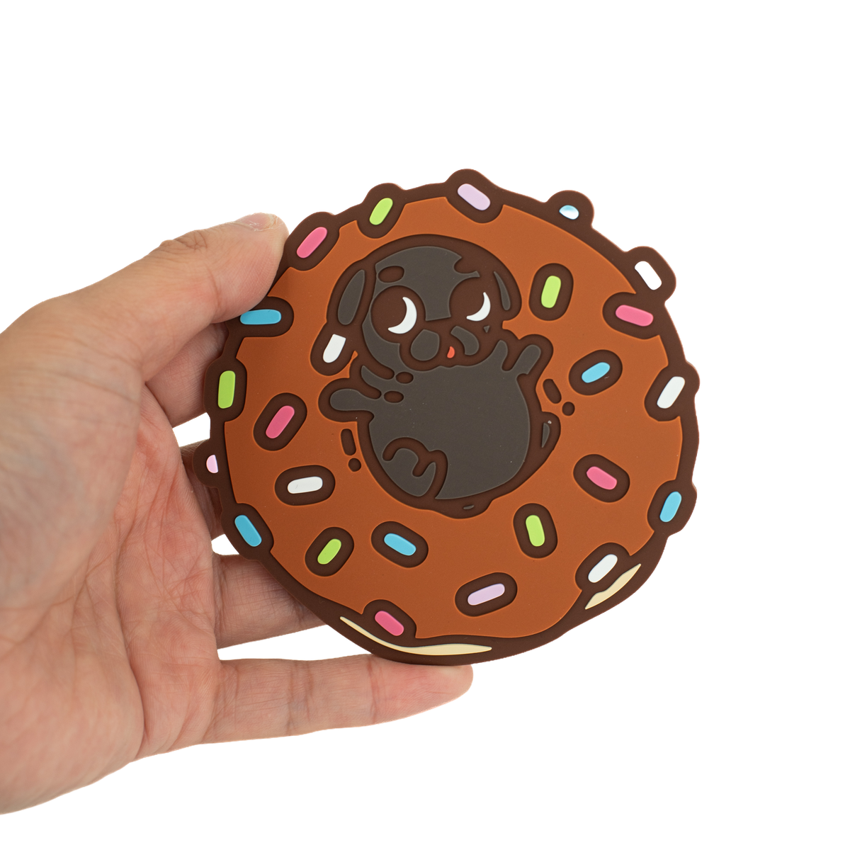 Chocolate Donut Ollie Silicone Coaster (PRESALE)