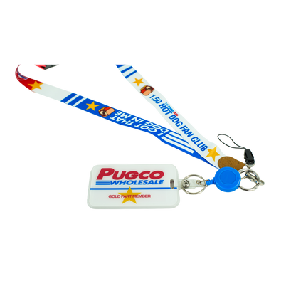 Pugco Wholesale Companion Card Holder + Lanyard