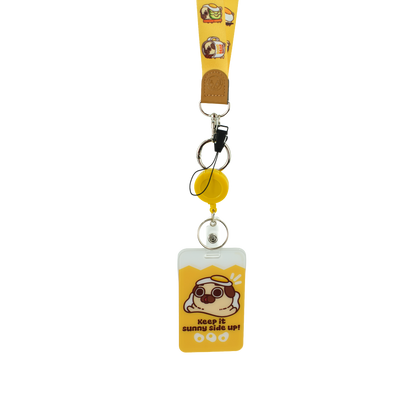 Basic Breakfast Companion Card Holder + Laynard