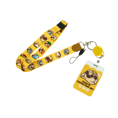 Basic Breakfast Companion Card Holder + Laynard