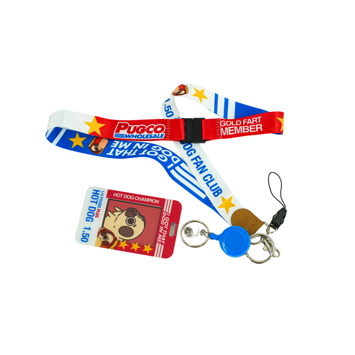 Pugco Wholesale Companion Card Holder + Lanyard