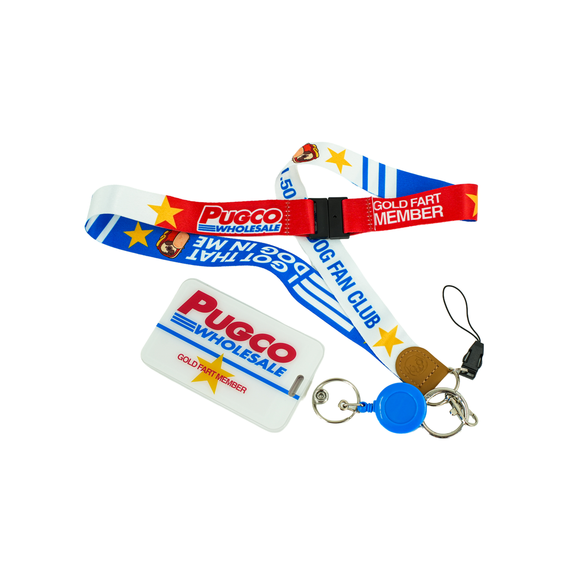Pugco Wholesale Companion Card Holder + Lanyard