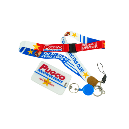 Pugco Wholesale Companion Card Holder + Lanyard