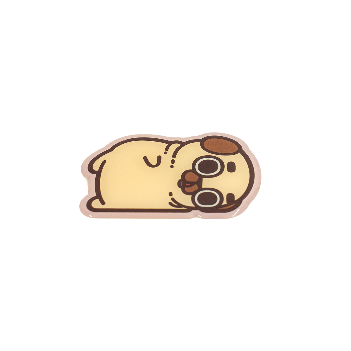 Laying Down Puglie Magnet