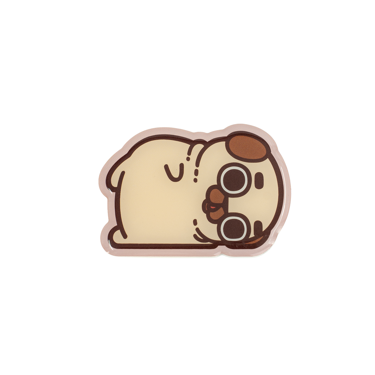 Laying Down Puglie Magnet