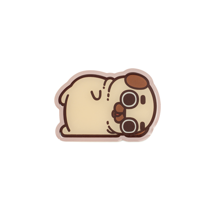 Laying Down Puglie Magnet