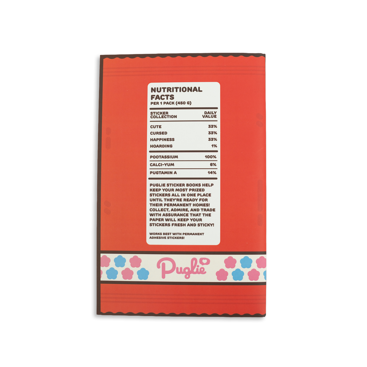 Milky Candy Puglie Reusable Sticker Book