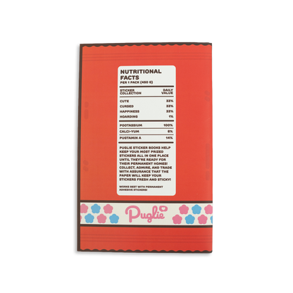 Milky Candy Puglie Reusable Sticker Book