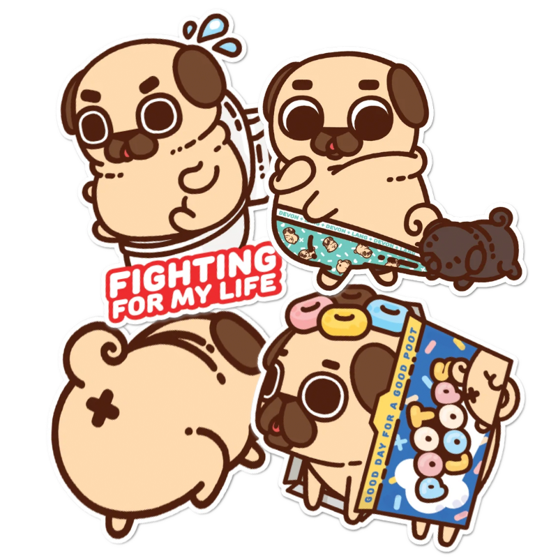 "Butt Jokes" Sticker Pack