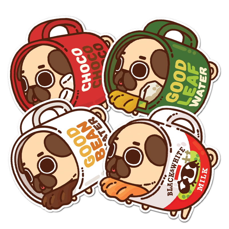 "Comfy Cups" Sticker Pack