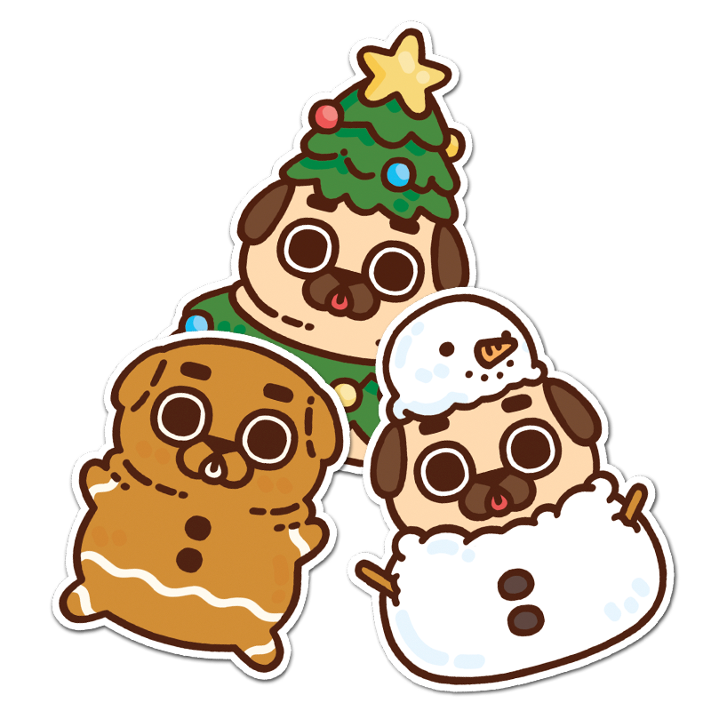 "Happy Holidays" Sticker Pack