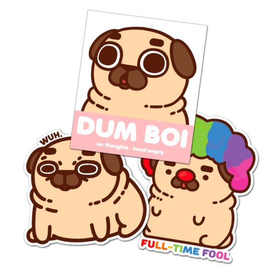 "Dum Boi Set" Sticker Pack
