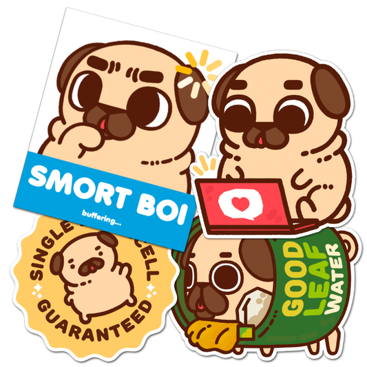 "Smort Boi Set" Sticker Pack