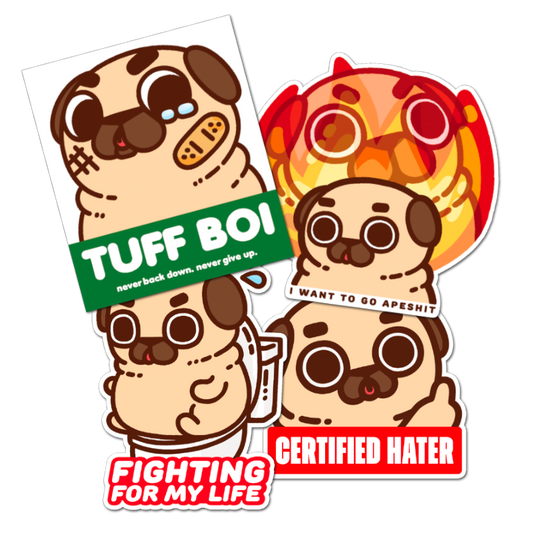 "Tuff Boi Set" Sticker Pack