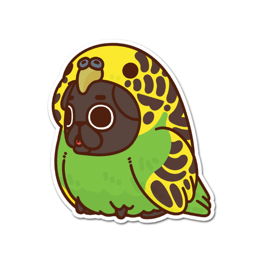 Budgie Ollie Sticker