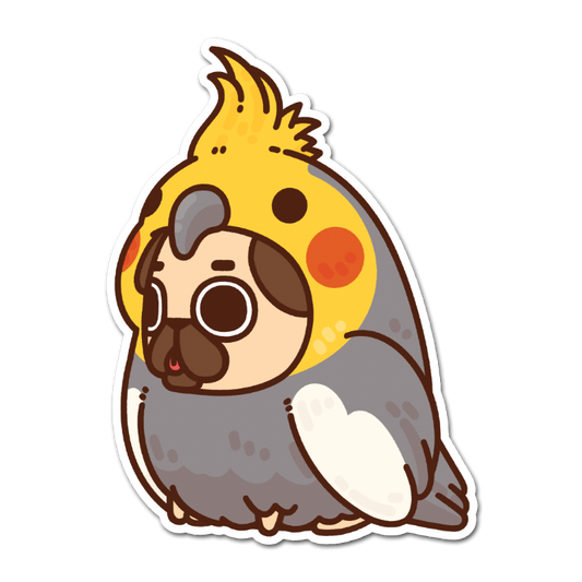 Cockatiel Puglie Sticker