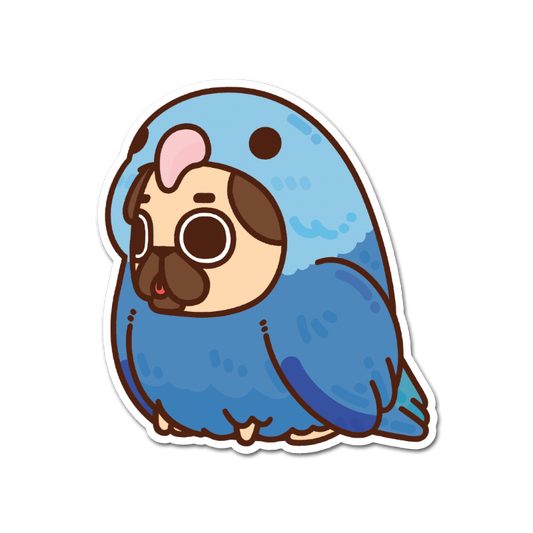 Parrotlet Puglie Sticker