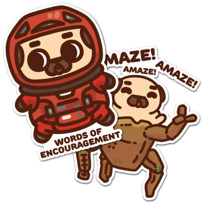 Project Hail Puglie Sticker Set