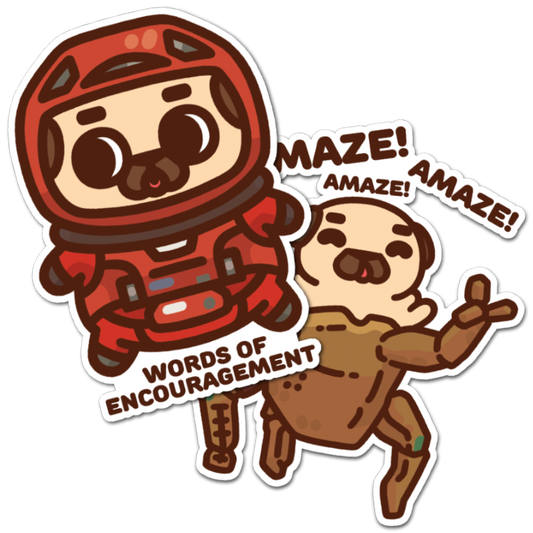 Project Hail Puglie Sticker Set