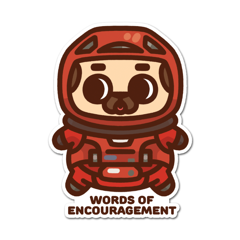 Project Hail Puglie Sticker Set