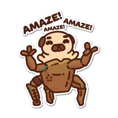Project Hail Puglie Sticker Set