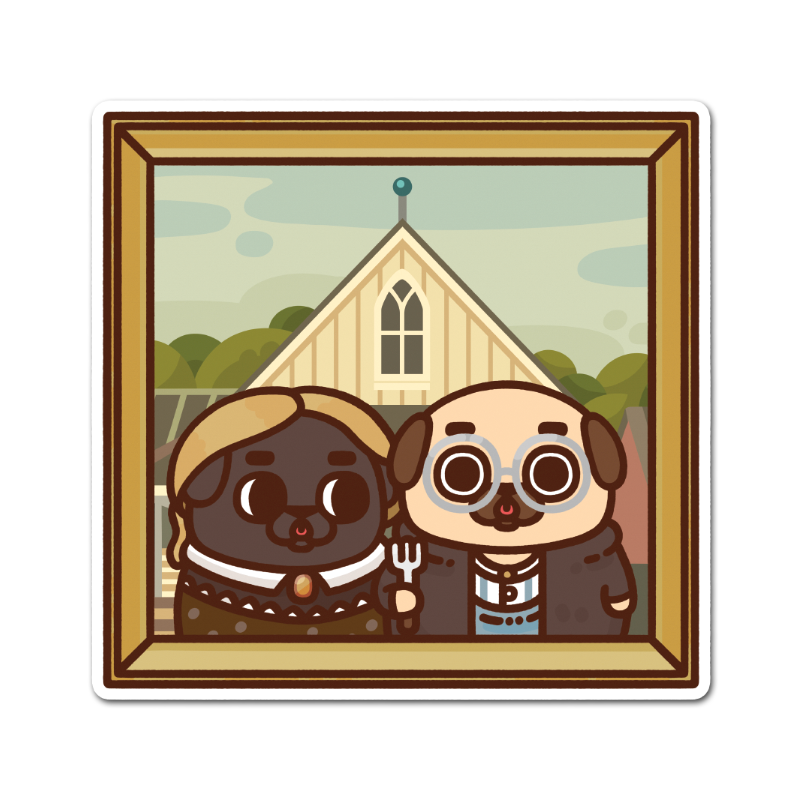 Puglie Gothic Sticker